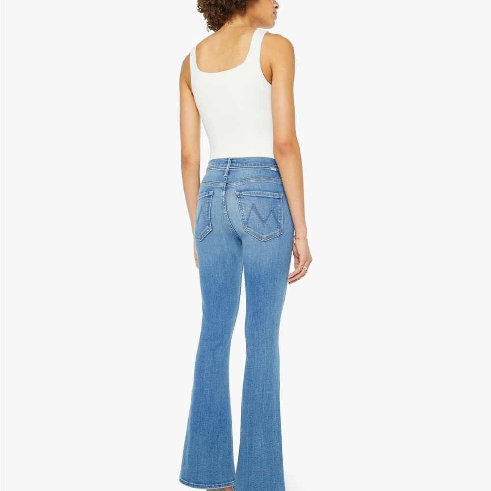 MOTHER Flare Jeans in Light Blue